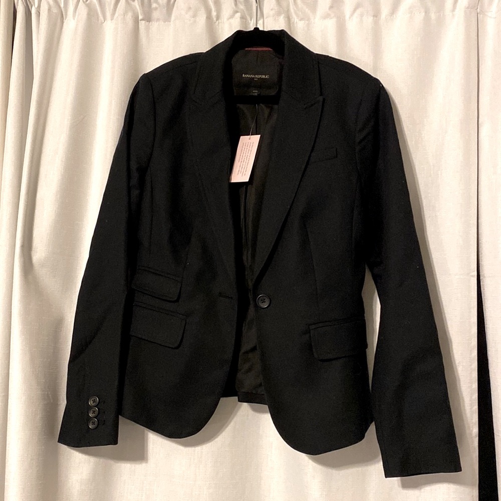 Banana republic black blazer